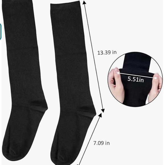 NWOT women’s knee length socks, set of 4. - Picture 3 of 5